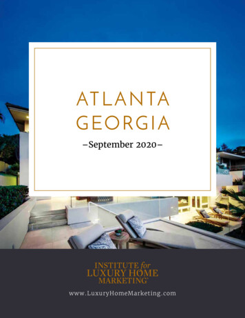 ATLANTA GEORGIA - Institute For Luxury Home Marketing
