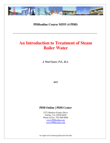 An Introduction To Treatment Of Steam Boiler Water