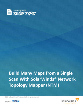 Build Many Maps From A Single Scan With SolarWinds Network Topology .