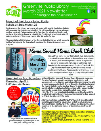 Greenville Public Library March 2021 Newsletter
