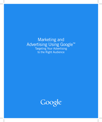 Marketing And Advertising Using Google