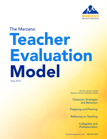 Marzano Teacher Evaluation Model (14) (1)
