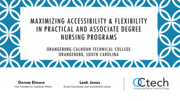 MAXIMIZING ACCESSIBILITY & FLEXIBILITY IN PRACTICAL AND . - League