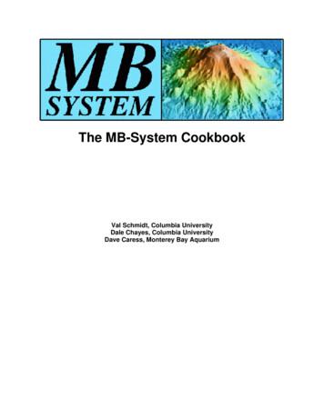 The MB-System Cookbook