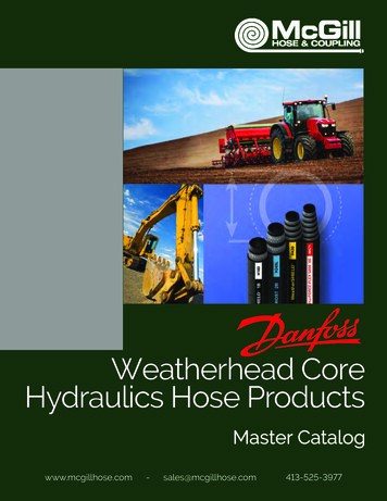 Weatherhead Core Hydraulics Hose Products - McGill Hose