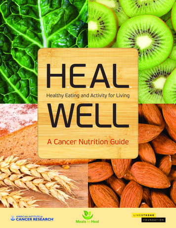 A Cancer Nutrition Guide - Livestrong