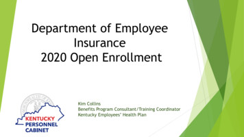 Department Of Employee Insurance 2020 Open Enrollment