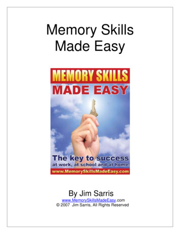 Memory Skills Made Easy - How To Learn