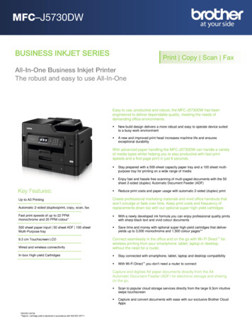 BUSINESS INKJET SERIES - Brother