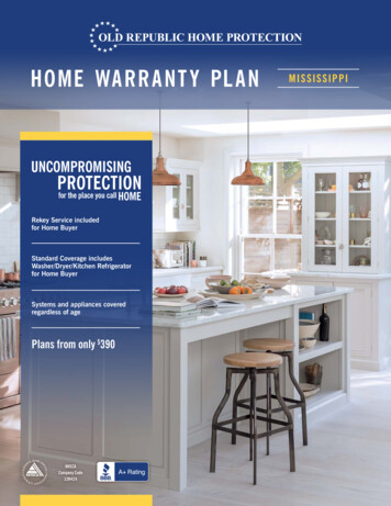 Home Warranty Plan Mississippi - Orhp