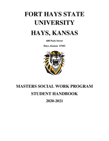 Fort Hays State University Hays, Kansas