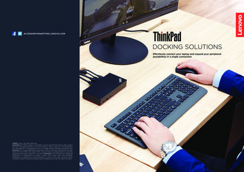 ThinkPad Docking Solution Brochure - Lenovo