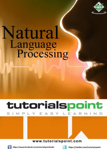 Natural Language Processing - Tutorialspoint