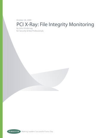 October 26, 2009 PCI X-Ray: File Integrity Monitoring