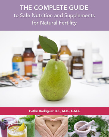 THE COMPLETE GUIDE - Natural Fertility Info 