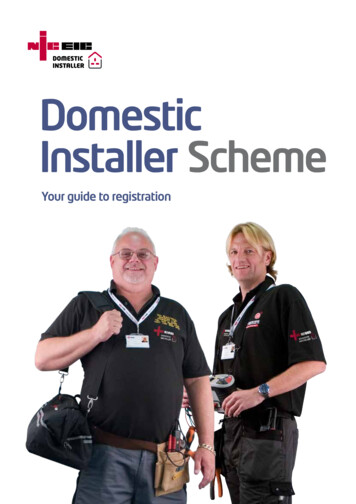 NICEIC Guide To Domestic Installer Enrolment