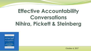 Effective Accountability Conversations