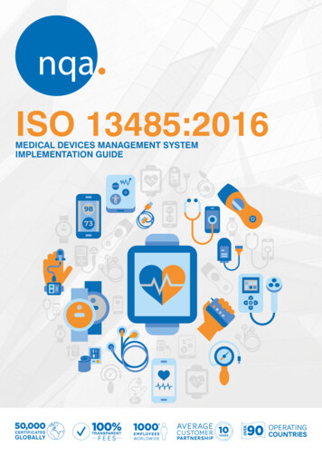 ISO 13485:2016 - NQA