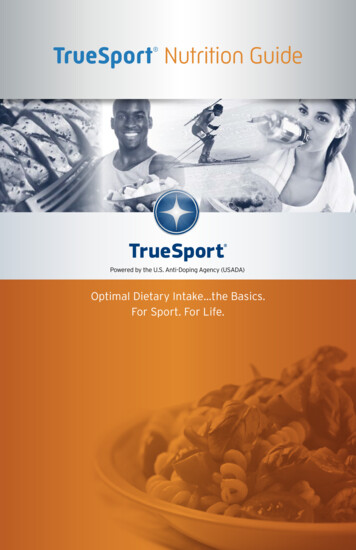TrueSport Nutrition Guide