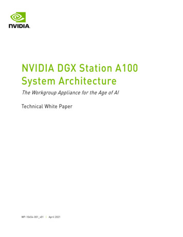 NVIDIA DGX Station A100 System Architecture