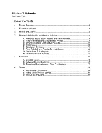 Table Of Contents - Gatech.edu