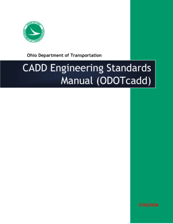 Ohio Department Of Transportation CADD Engineering 