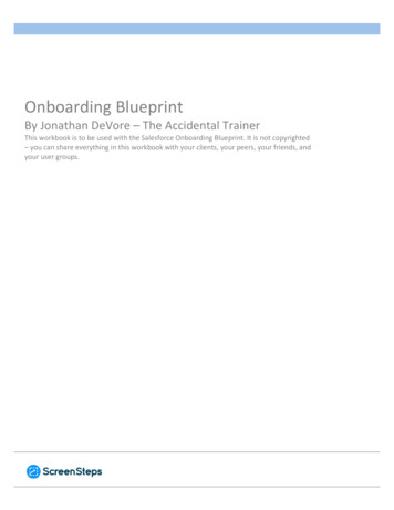 Onboarding Blueprint - Worksheet
