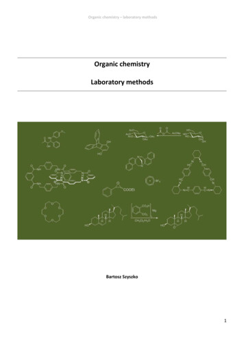 Organic Chemistry Laboratory Methods