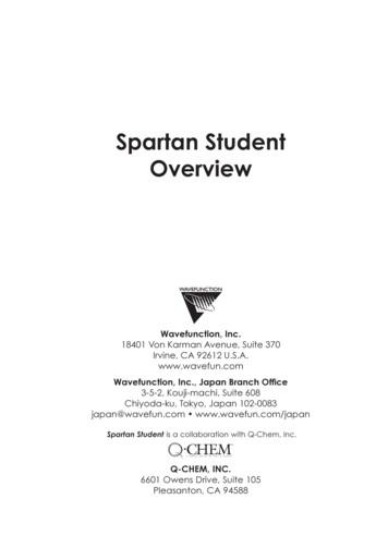 Spartan Student Overview - Washington University In St. Louis