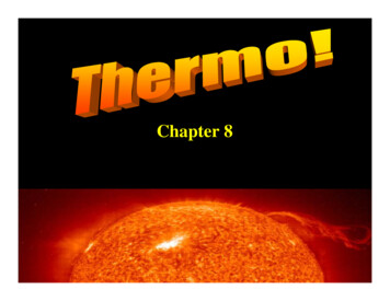 Ch 15: Thermodynamics