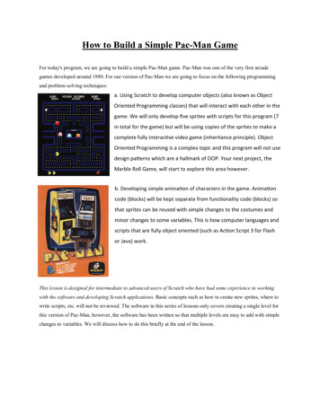 How To Build A Simple Pac Man Game - ScratchEd