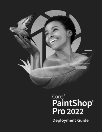 Corel PaintShop Pro 2022 Deployment Guide