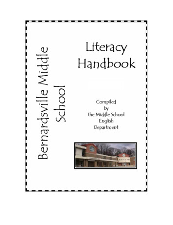 The Bernardsville Middle School Literacy Handbook