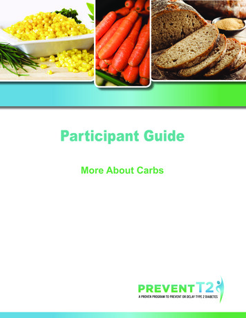 Participant Guide - More About Carbs