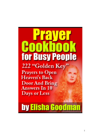 Prayer Cookbook For Busy People - Webs