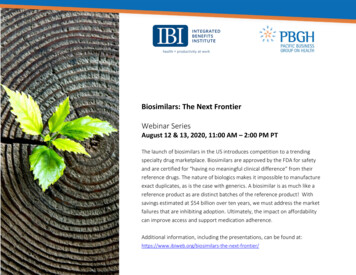 IBI Biosimilars The Next Frontier - Files.ibiweb 