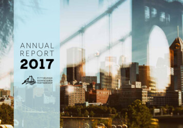 ANNUAL REPORT 2017 - Downtown Pittsburgh