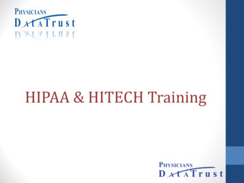 HIPAA & HITECH Training - Gtcipa 