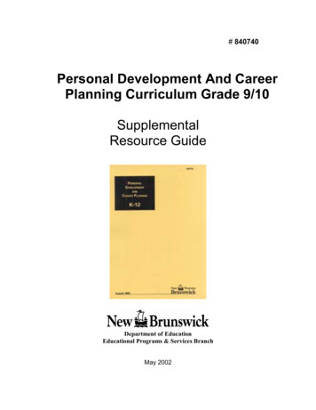 Supplemental Resource Guide - Gnb.ca