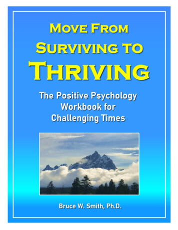 Move From Surviving To Thriving