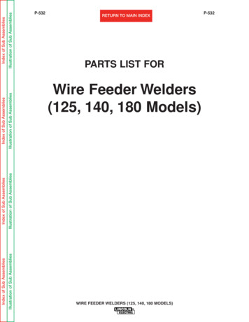 Power MIG 180 Parts Manual - Rapid Welding