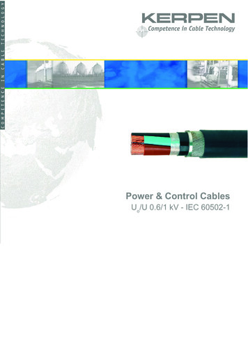 Power And Control Cables - Tekhar 
