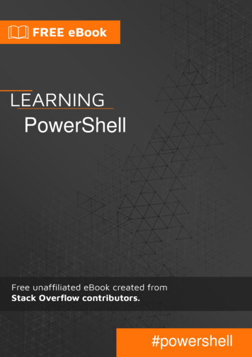 PowerShell - Riptutorial 