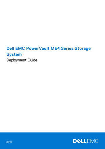 Dell EMC PowerVault ME4 Series Storage System Deployment 