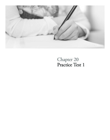 Chapter 20 Practice Test 1 - Penguin Random House