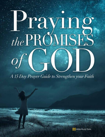 Praying The Promises Of God