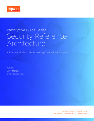 Prescriptive Guide Series Security Reference Architecture