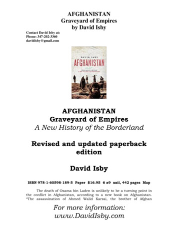 AFGHANISTAN Graveyard Of Empires A New History Of The .