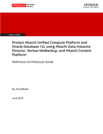 Protect UCP Oracle Database 12c Using HDID Veritas .