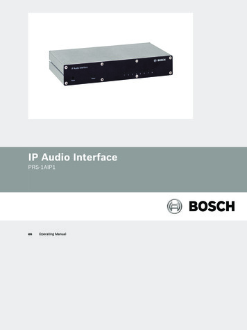 PRS-1AIP1 IP Audio Interface